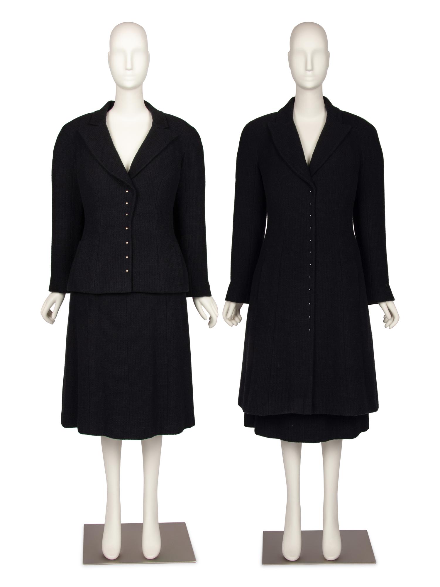 Three Chanel Items: Jacket, Coat, Skirt, 2000s