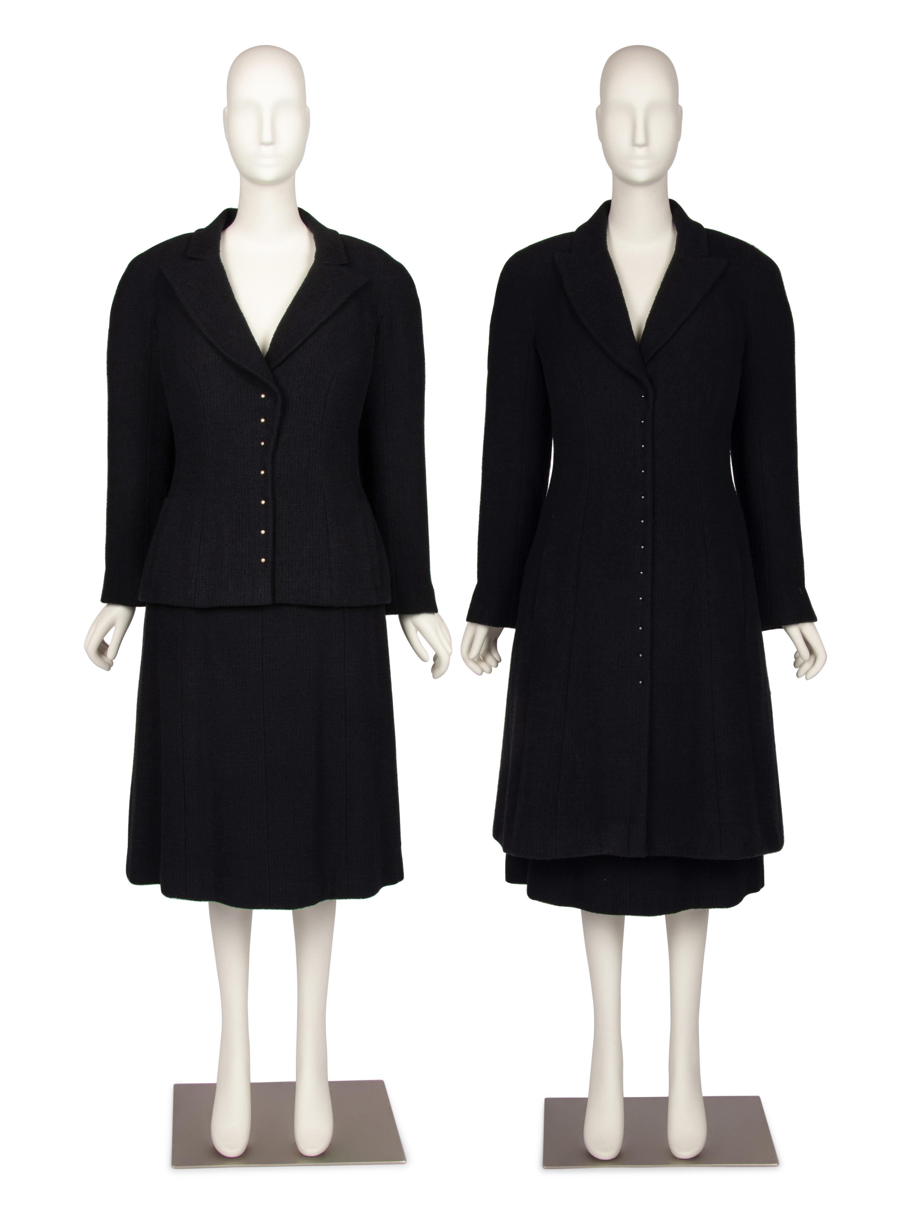 Three Chanel Items: Jacket, Coat, Skirt, 2000s