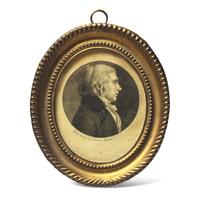 Charles B.J. Fevret de Saint-Memin (French, 1770-1852), An Engraved Profile Portrait of William Henry Harrison (1773-1841)