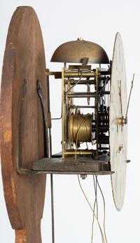 A Scottish Maple, Walnut and Mahogany Tall Case Clock