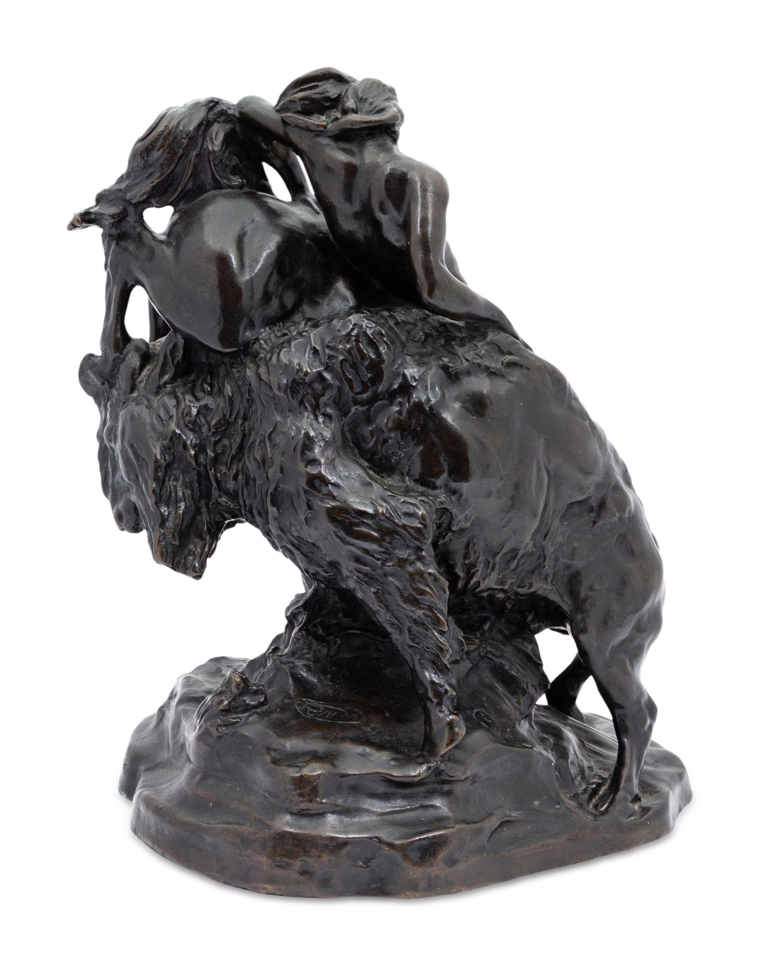 Combat: Indian, Horse and Buffalo