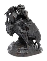 Combat: Indian, Horse and Buffalo