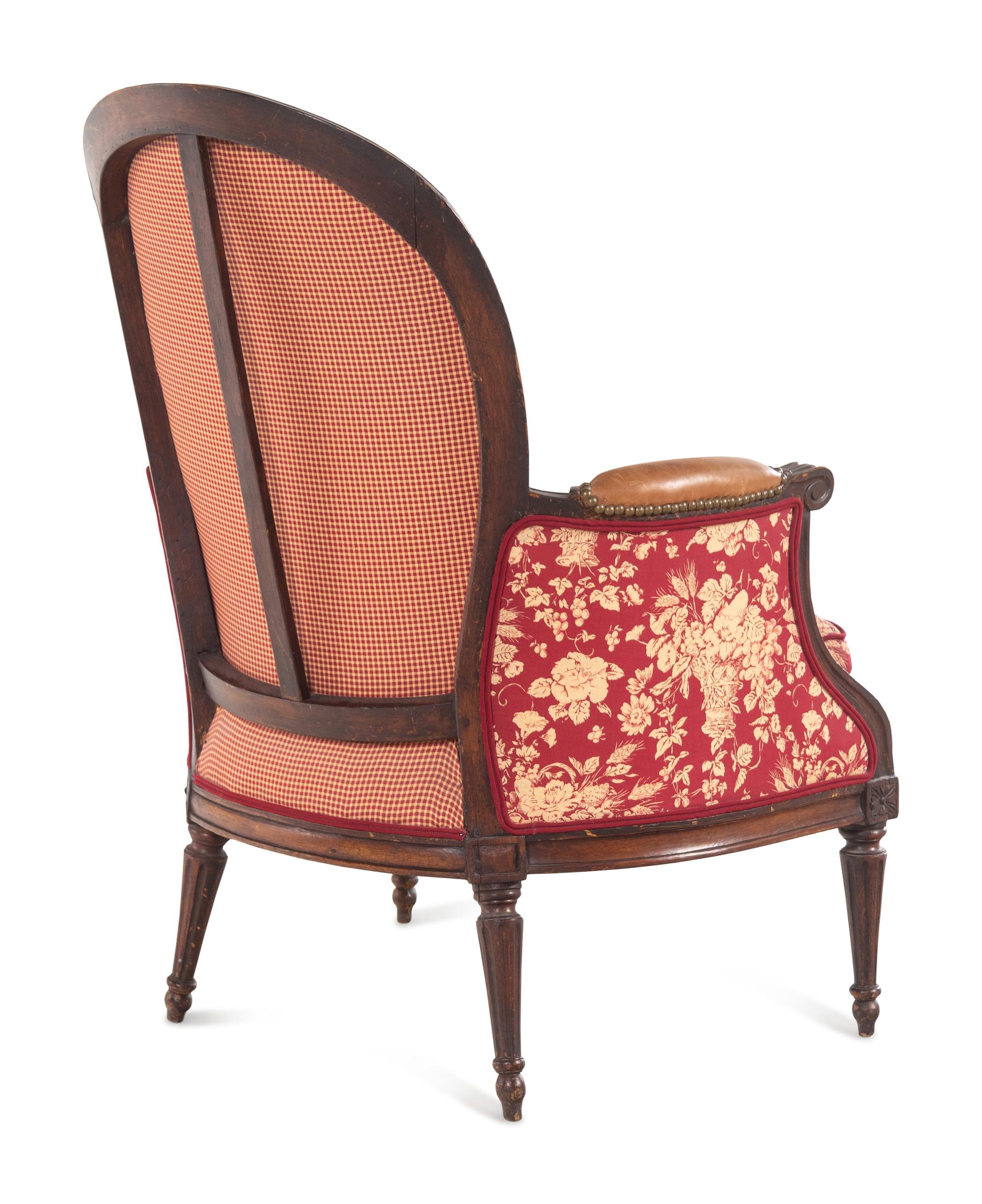 A Louis XVI Walnut Duchesse Brisée