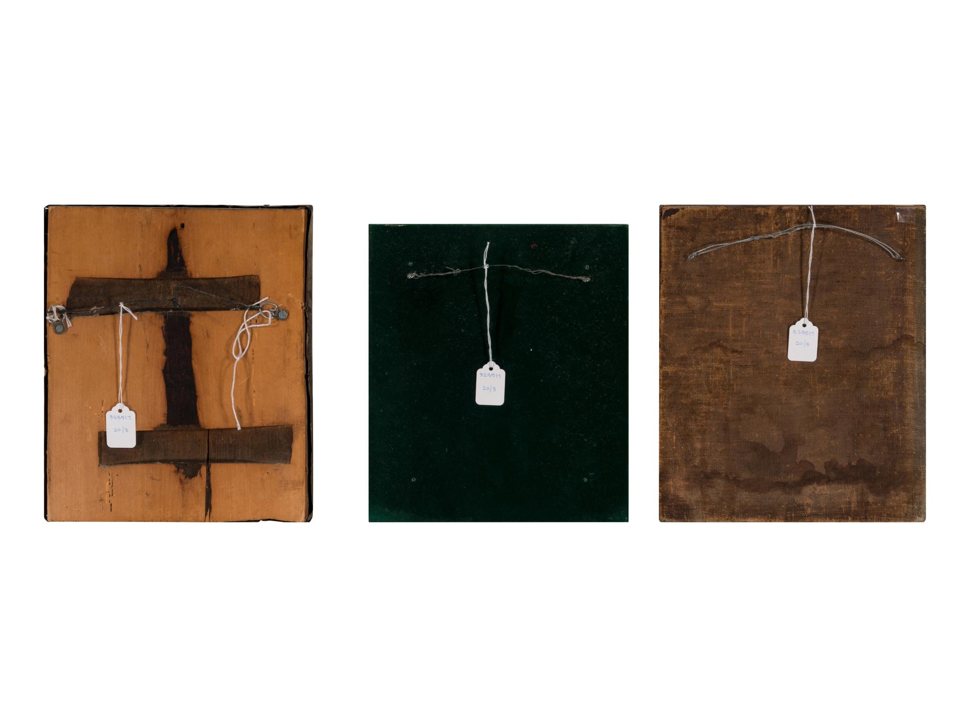 Three Russian Silver Oklad Icons