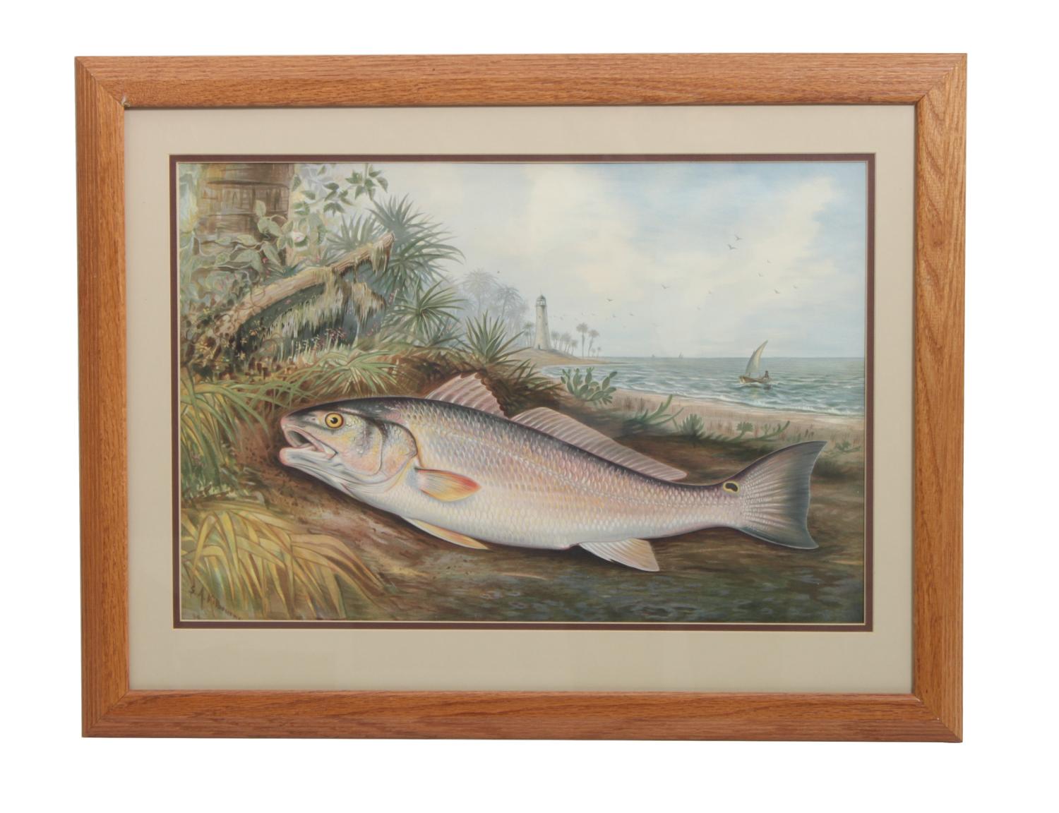 Three Chromolithographs, Samuel l. Kilbourne (American, 1836-1881) Height 14 x width 20 14 inches