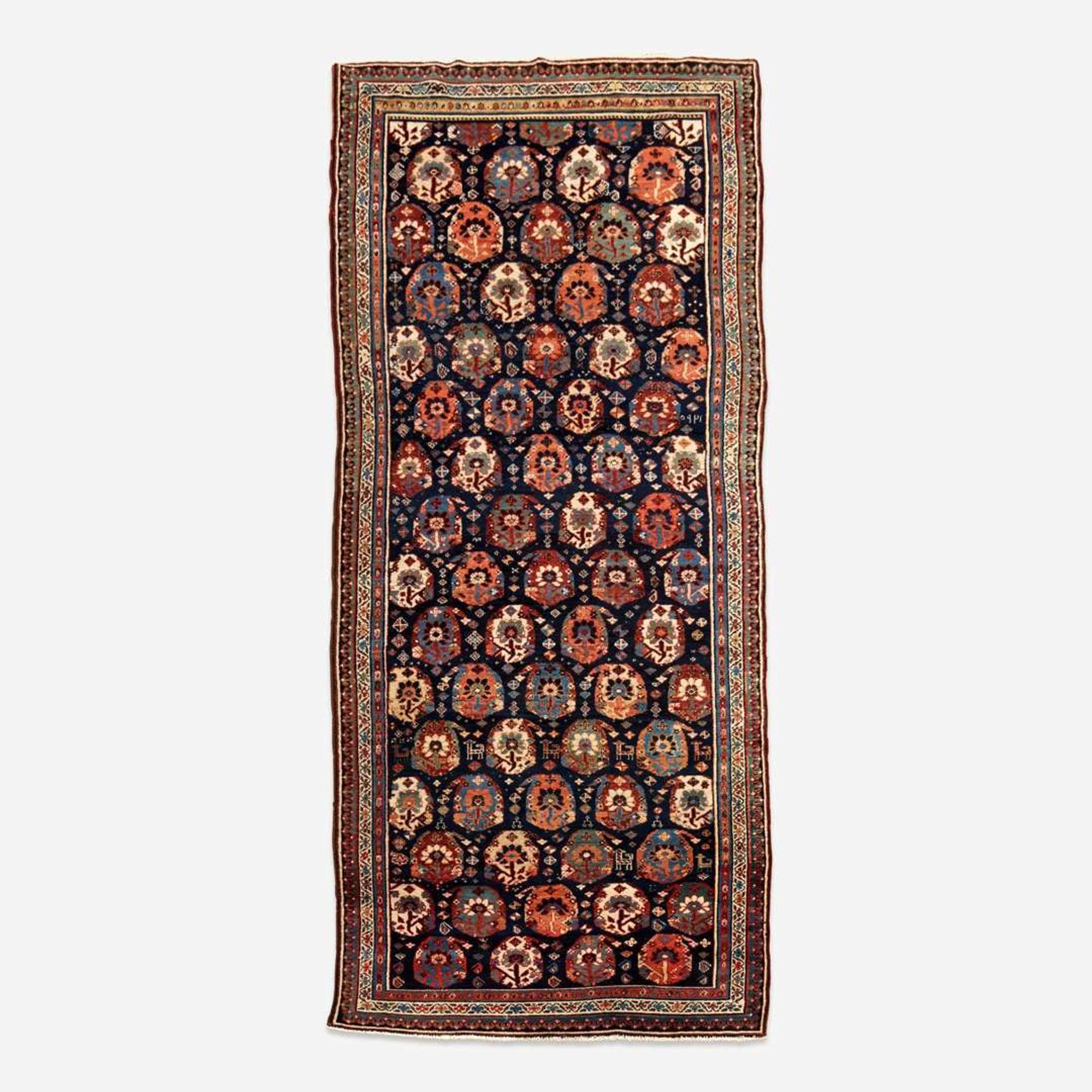 A Senneh Kurd Rug circa early 20th century