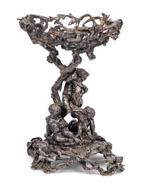 A Napoleon III Electroplated Bronze Centerpiece