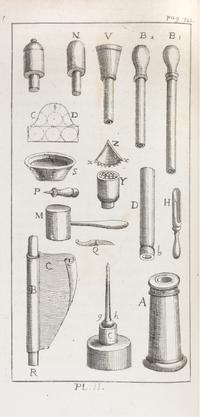 [FREZIER, AMEDEE FRANCOIS] Traite des feux d'artifice... Paris, 1715. First edition. With 8 plates on the manufacture of fireworks.