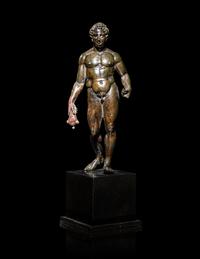 A Hellenistic Bronze Hermes with Silver Inlay