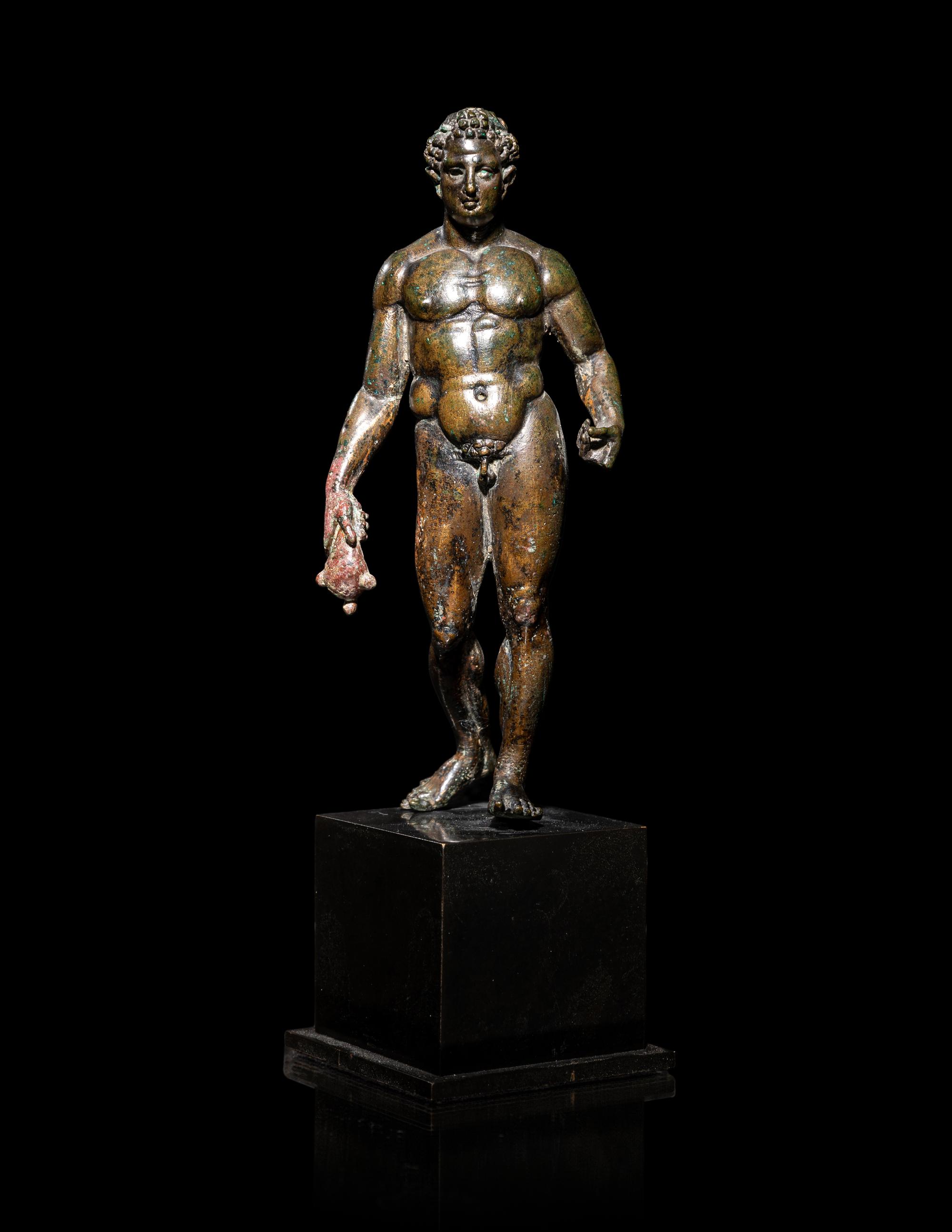 A Hellenistic Bronze Hermes with Silver Inlay