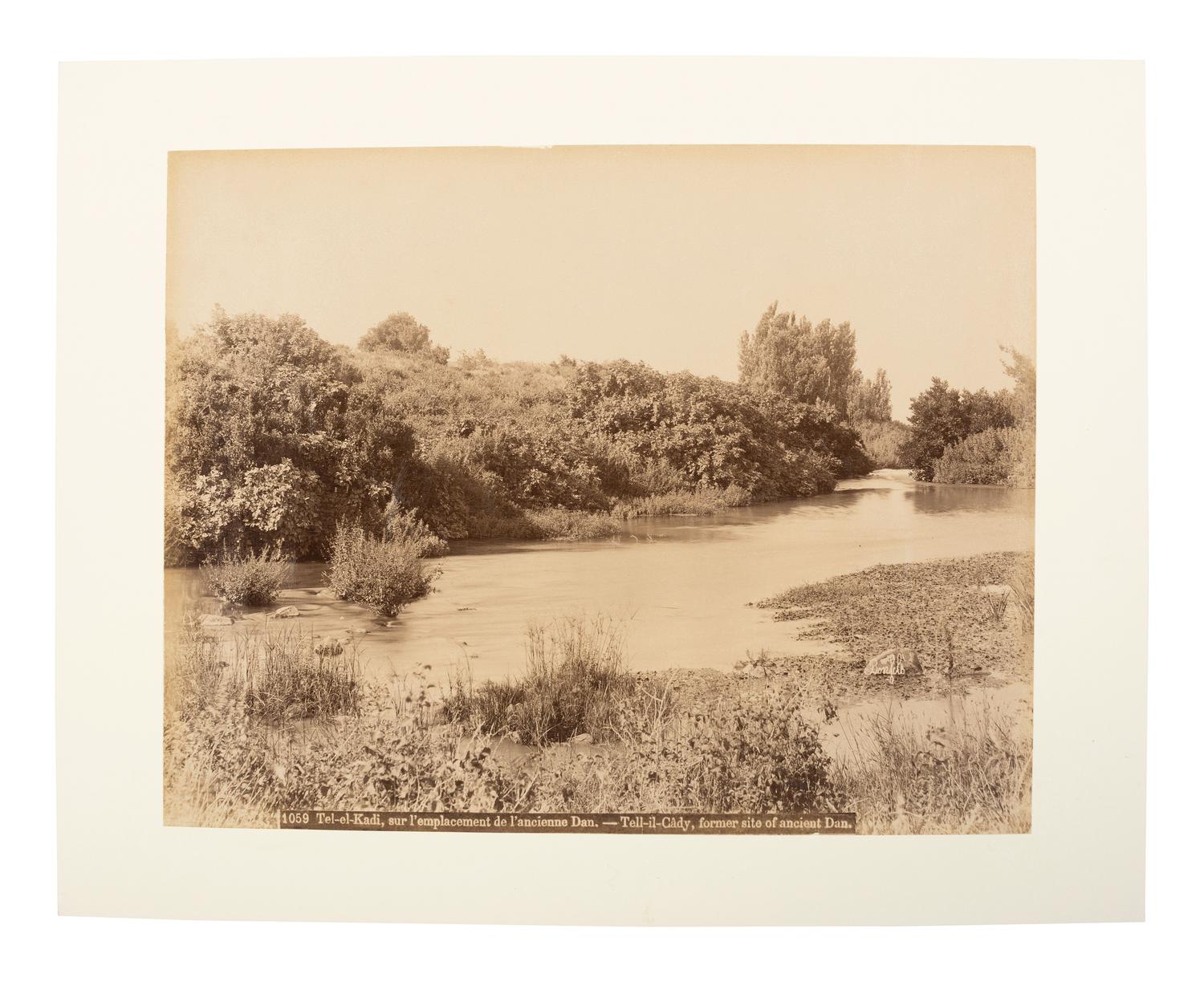 BONFILS, Félix (French, 1831-1885), photographer. 5 albumen photographs of the Holy Land. 1870s.