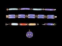 A Collection of Chinese Jadeite Bracelets
