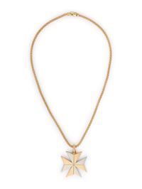BICOLOR GOLD PENDANT/NECKLACE