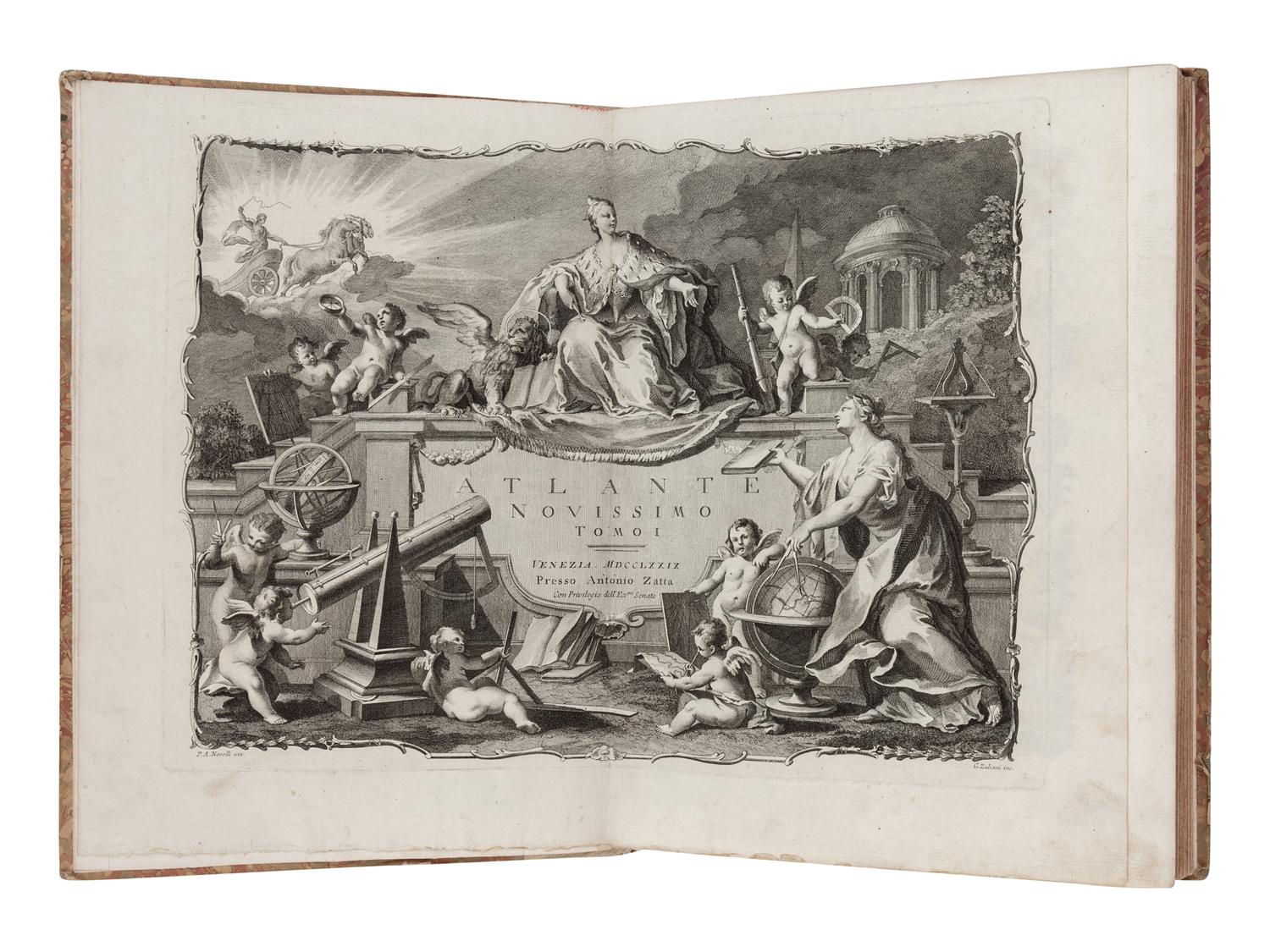 [MAPS & ATLASES]. ZATTA, Antonio (fl. 1757-97). Atlante Novissimo . Venice: Antonio Zatta, 1775-1785.