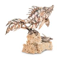 A Buccellati Silver Marine Life Figure by Marcello Minotto (Italian 1906-1998)
