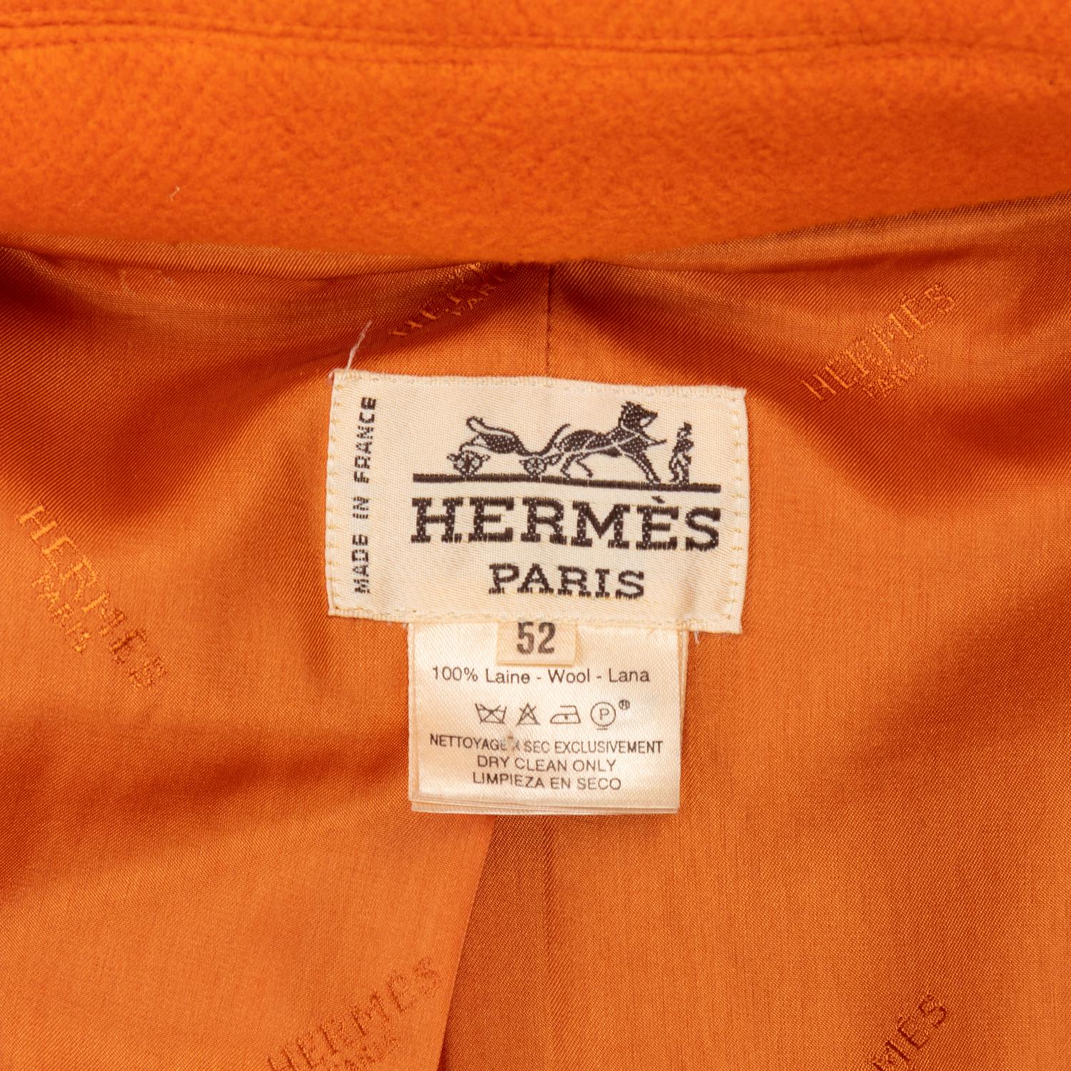 Hermès Toggle Pea Coat, 1990-2000s