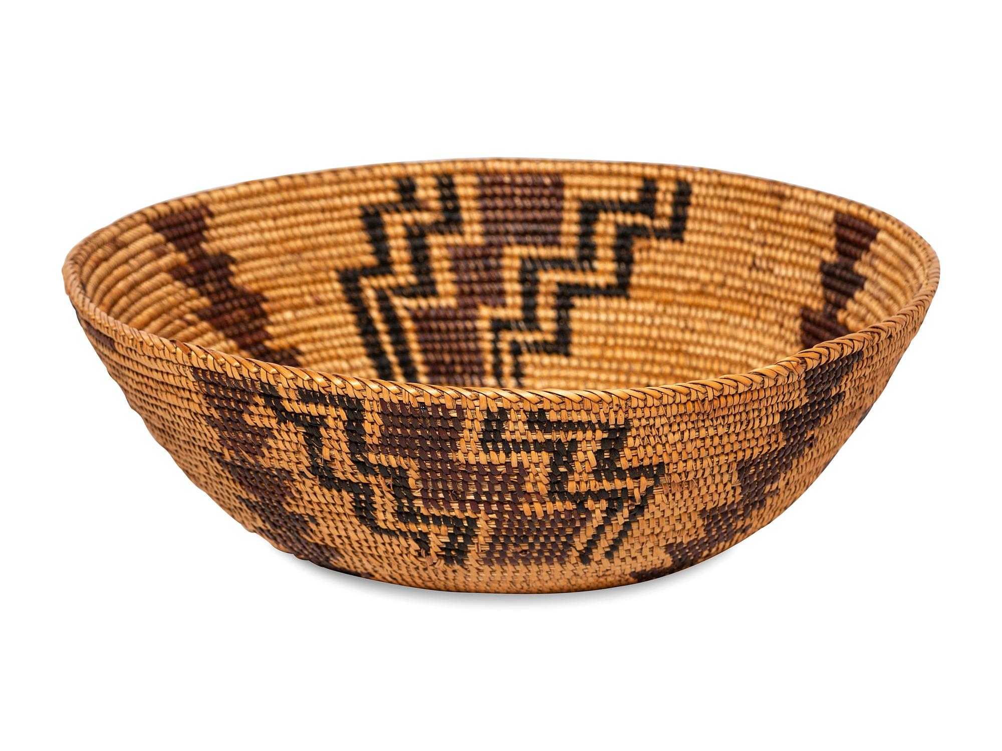 Yokut Polychrome Basket