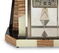 A French Art Deco Onyx Mantel Clock