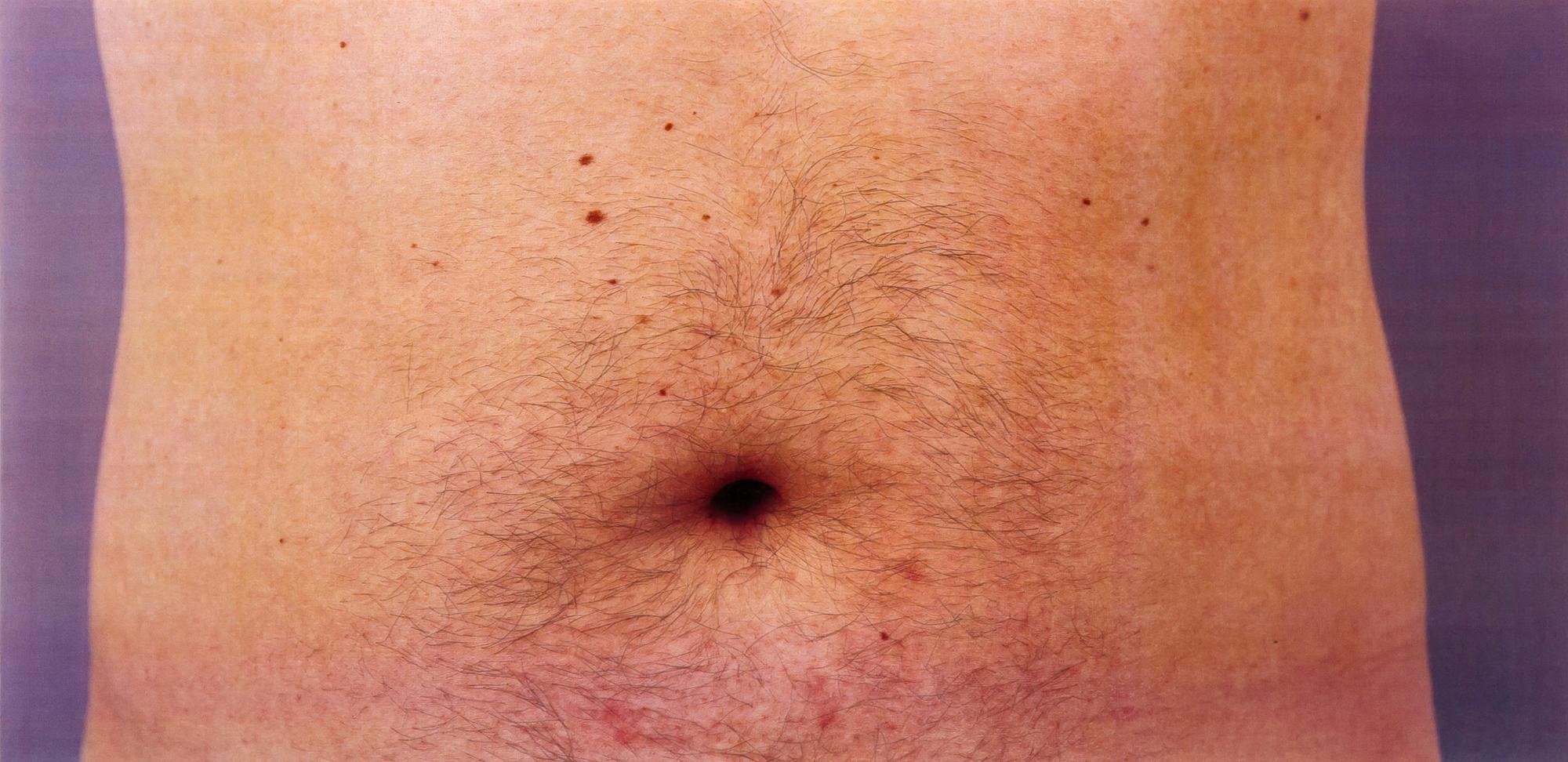 Tony Tasset, (American, b. 1960), Untitled (Belly Button), c. 1999-2000