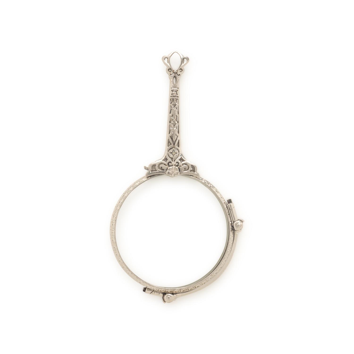 Platinum and Diamond Lorgnette