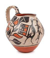 Polychrome Pottery Pitcher
