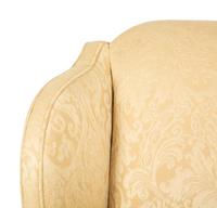 A George III Style Mahogany Wing Armchair
