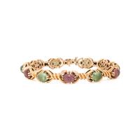 Tourmaline and Yellow Gold Bracelet