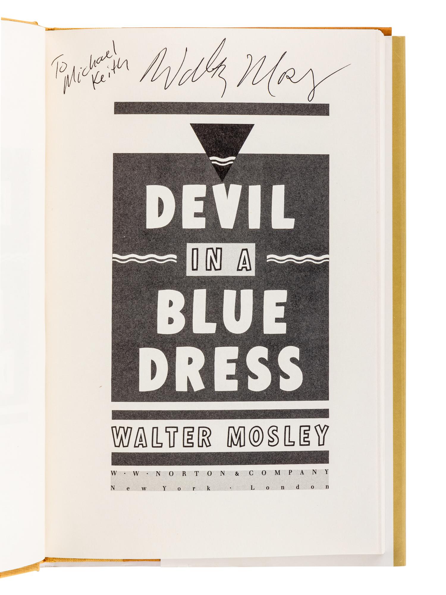 MOSLEY, Walter (b. 1952). A group of 28 works by Mosley, MOST FIRST EDITION, ALL SIGNED OR INSCRIBED, comprising: