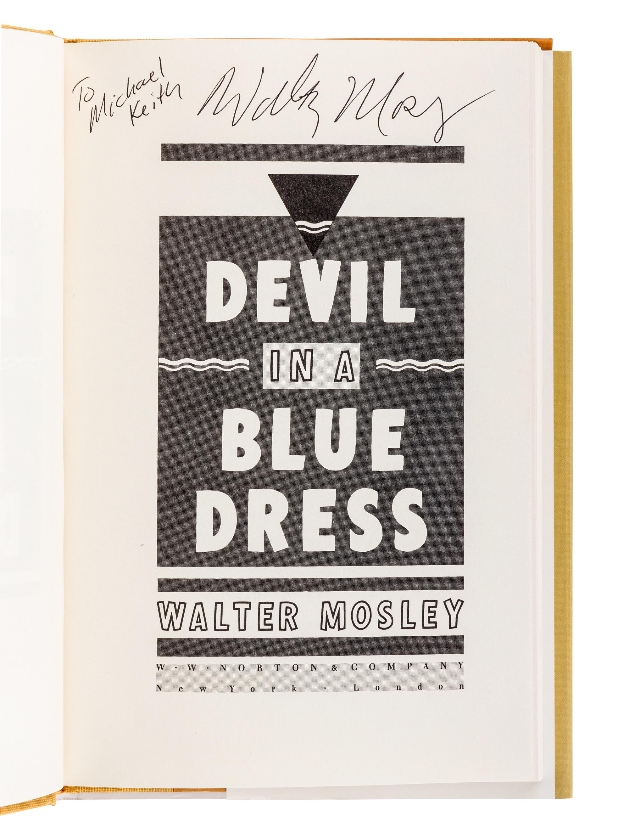 MOSLEY, Walter (b. 1952). A group of 28 works by Mosley, MOST FIRST EDITION, ALL SIGNED OR INSCRIBED, comprising: