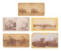 [WESTERN AMERICANA]. 9 photographs of western subjects, incl. street scenes and cowboys.