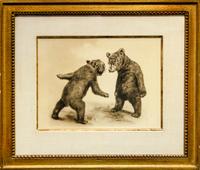 Artist Unknown, (20th century), Bear Fight