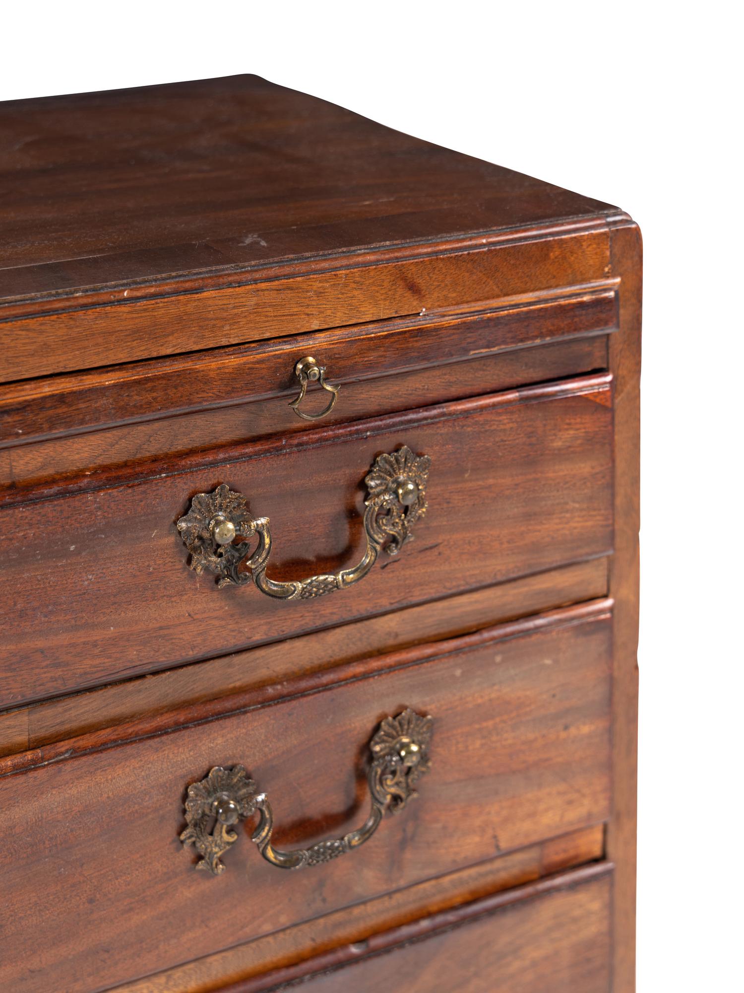 A George III Mahogany Small Chest of Drawers