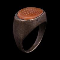 A Near Eastern Agate Ring Stone