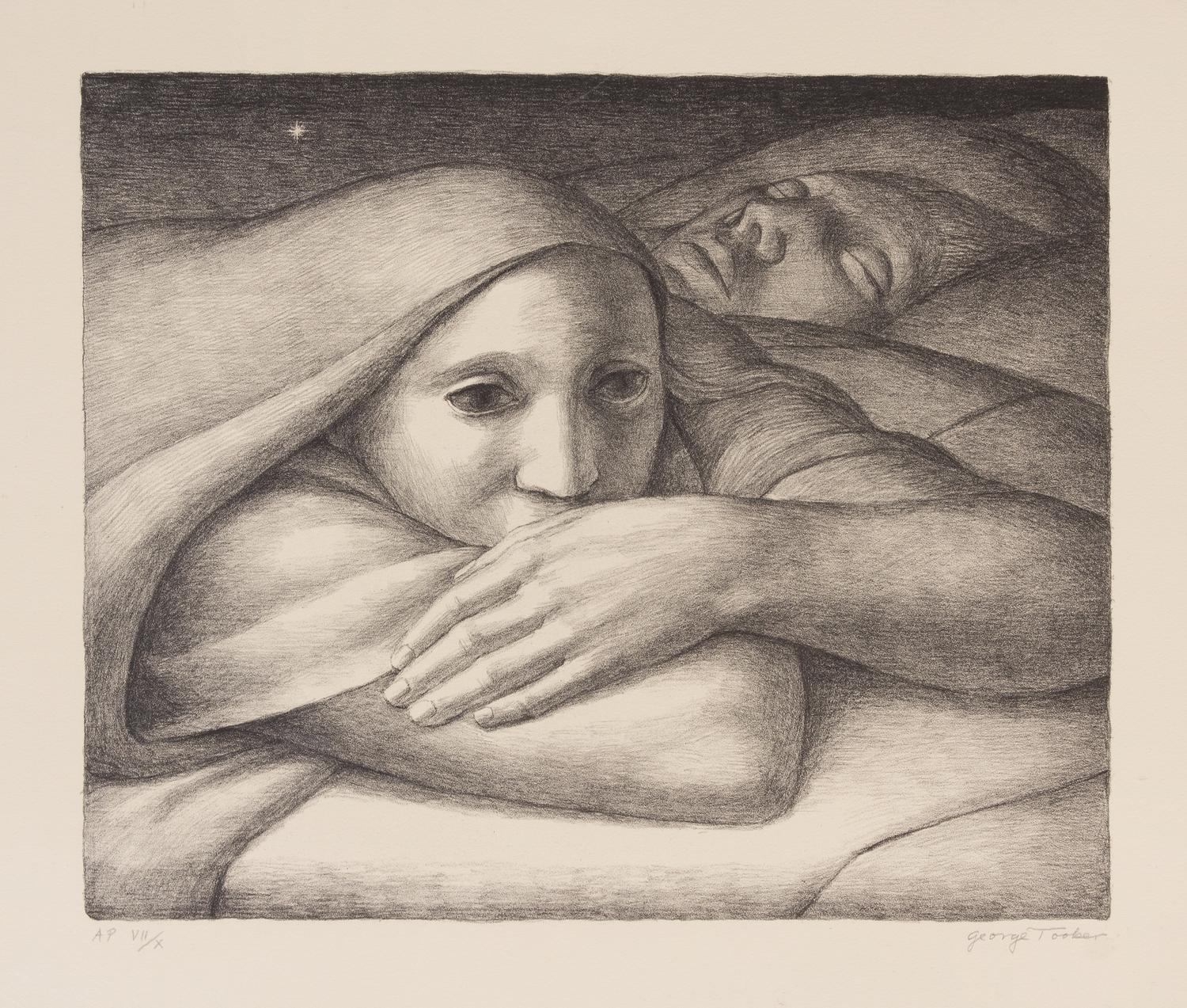George Tooker, (American, 1920-2011), Night, 1998