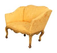 A Louis XV Style Giltwood Marquise
