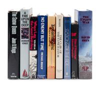 [LITERATURE - SCIENCE FICTION]. A group of 12 FIRST EDITIONS, SOME SIGNED, most Hugo or Nebula award-winning titles for Best Novel, comprising: