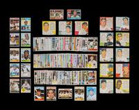 A Group of Nearly 200 1950s-70s Baseball Cards Including Mickey Mantle, Willie Mays and Multiple Hall of Famers,