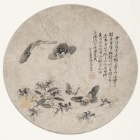 Five Chinese Paintings Depicting Birds and Flowers