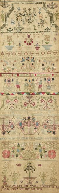 A Fine English Needlework Sampler