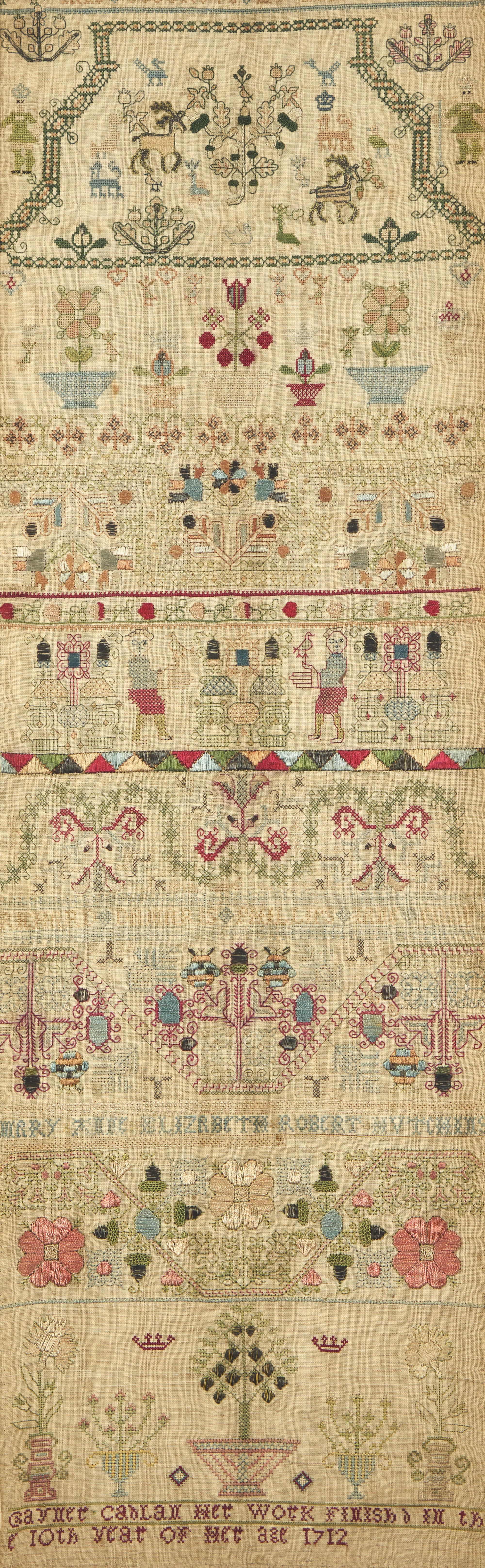 A Fine English Needlework Sampler