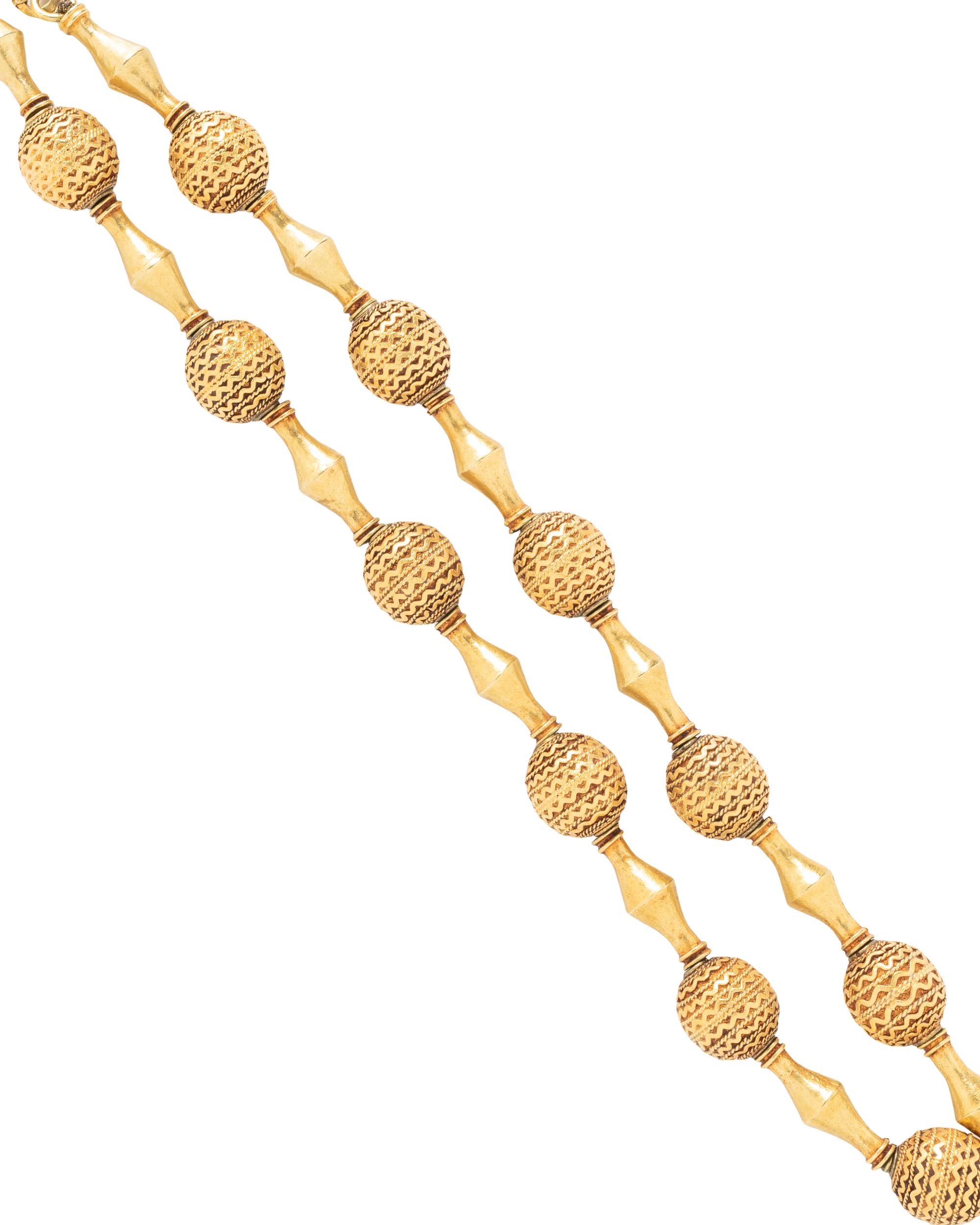 YELLOW GOLD NECKLACE