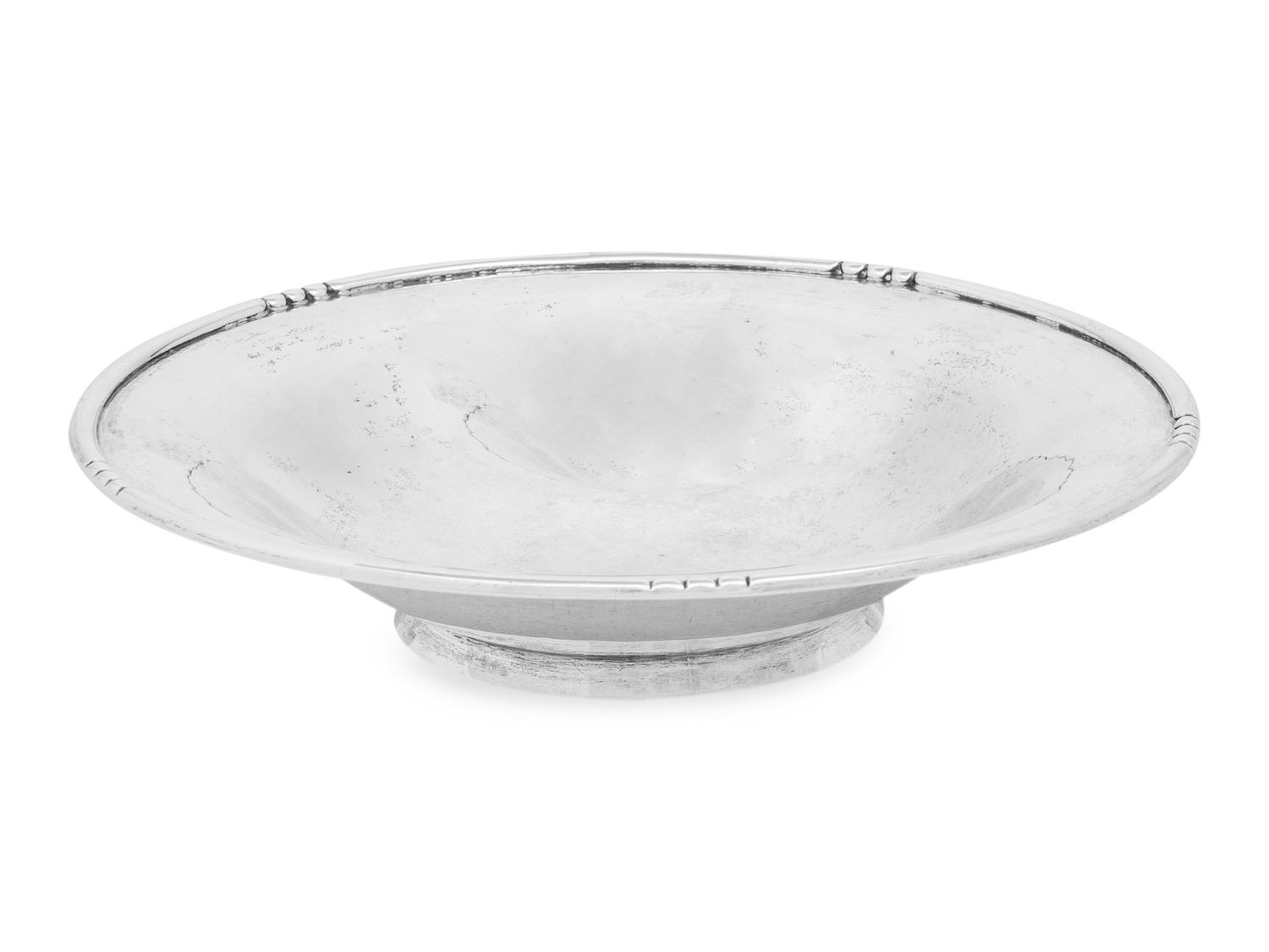 An American Arts and Crafts Silver Dish