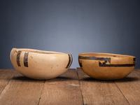 Jeddito Black-on-Yellow Pottery Bowls