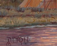 River Camp Scene