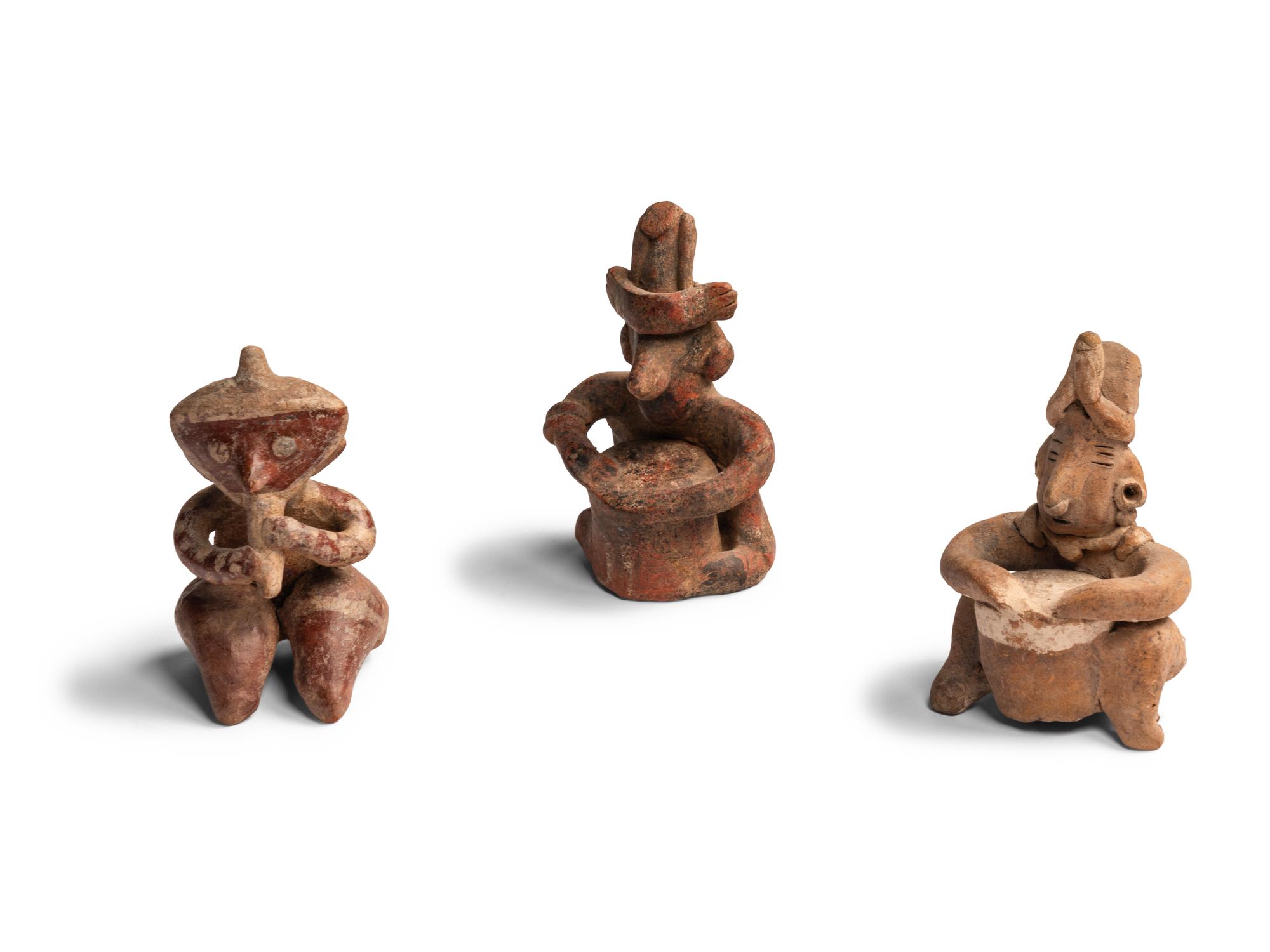 Eight Nayarit and Colima Terracotta Musicians