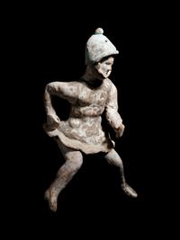 A Canosan Terracotta Figure of a Horseman