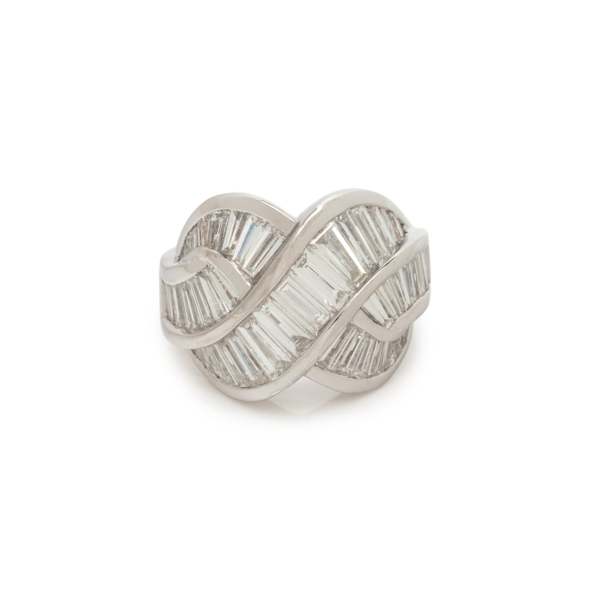 PLATINUM AND DIAMOND RING