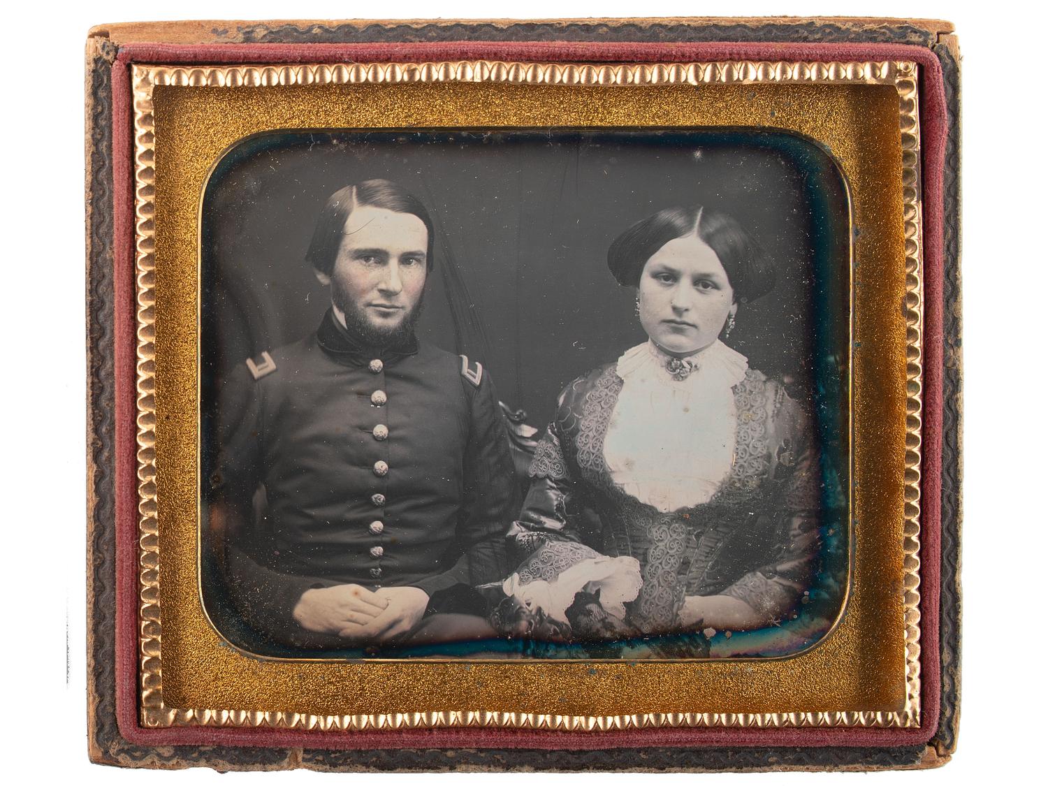 [WESTERN AMERICANA -- CIVIL WAR -- LINCOLN]. Papers of Captain Joseph Claypoole Clark, 4th US Light Artillery, Battery E, WIA Antietam, including frontier and Civil War correspondence, photography, and appointment signed by Lincoln as President.