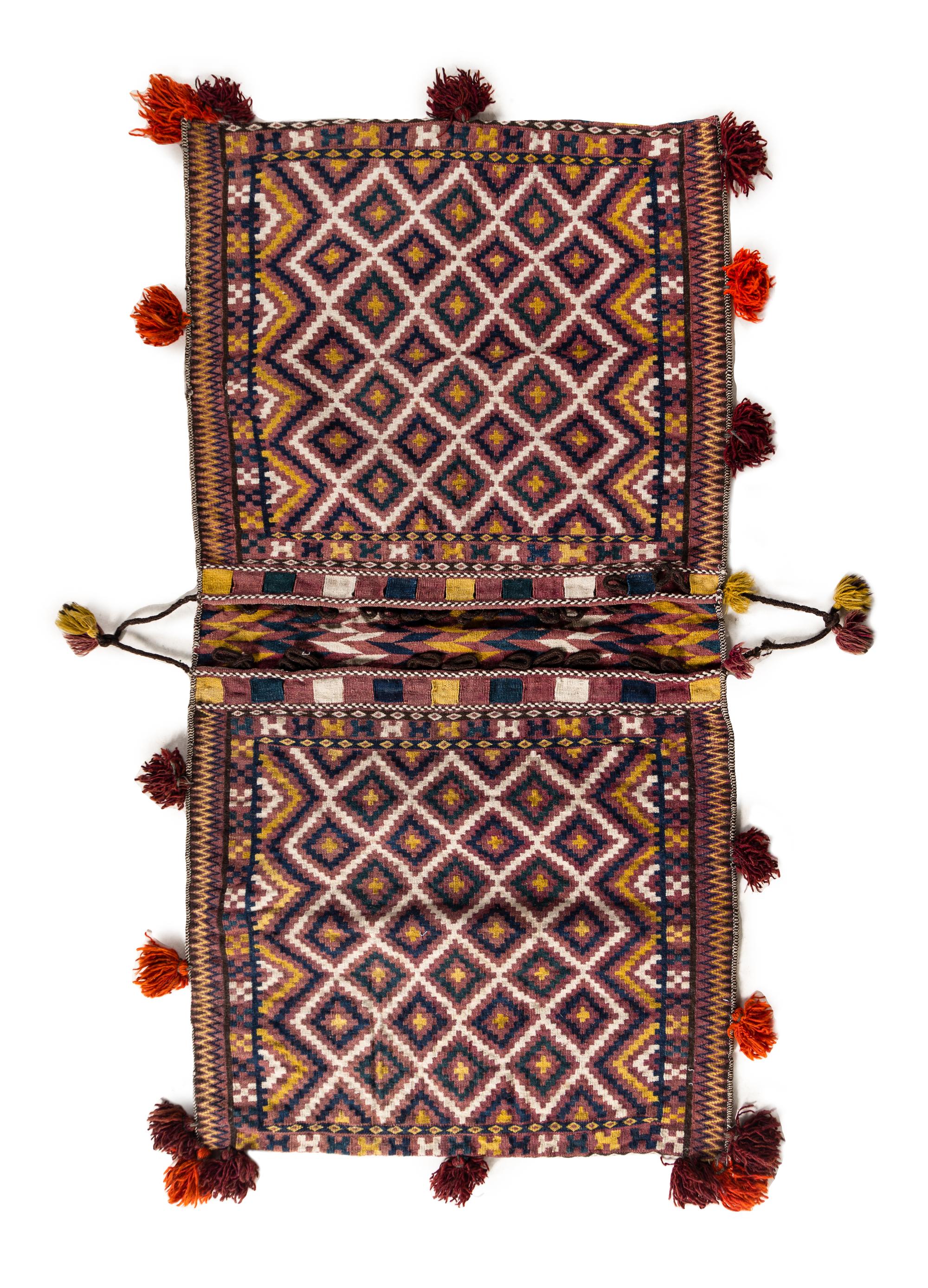 A Kilim Wool Bag Face