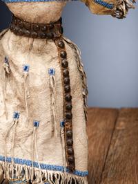 Sioux Beaded Hide Doll